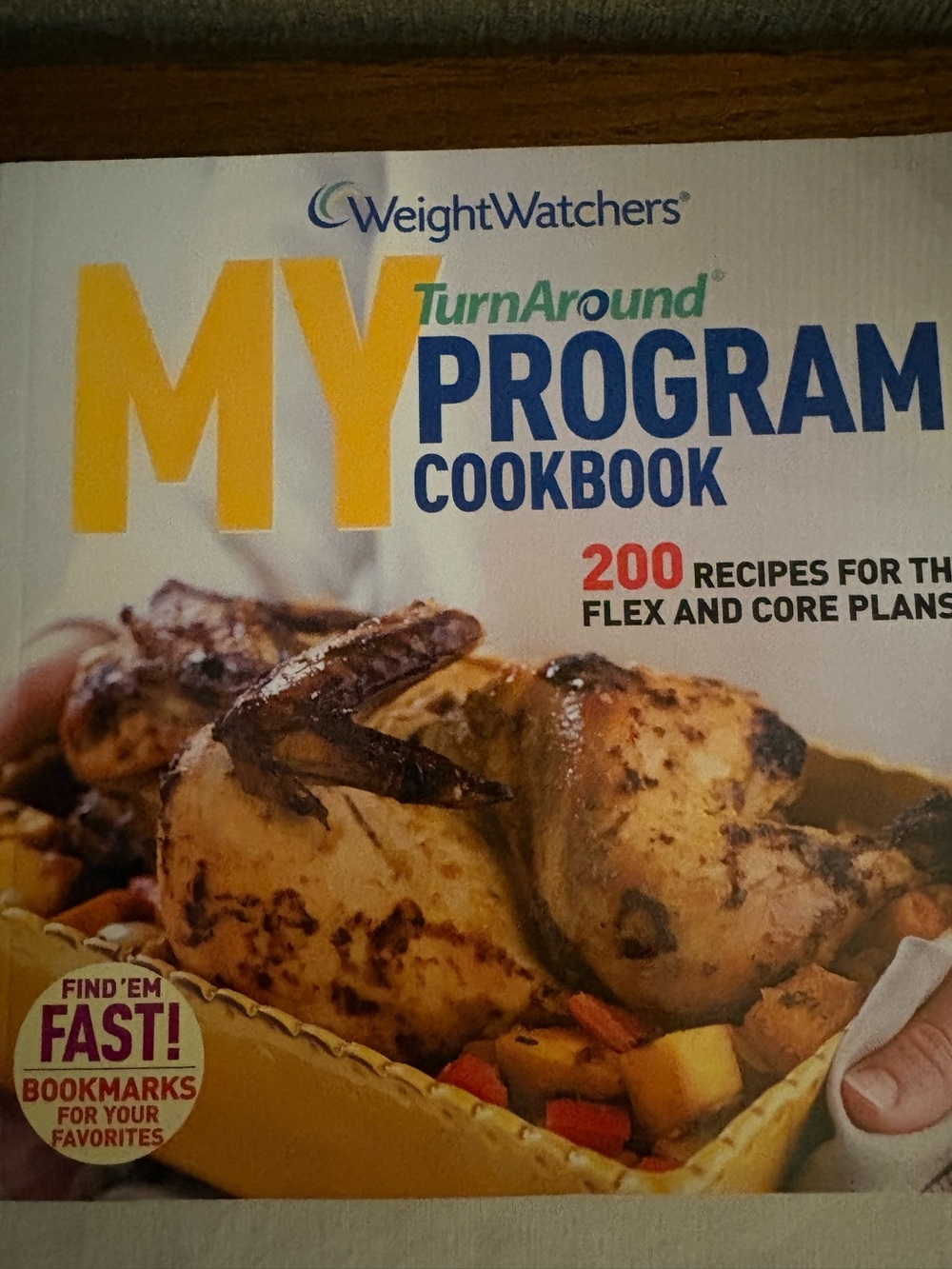 Weight Watchers MY Program Cookbook - Yellow and Blue Cover